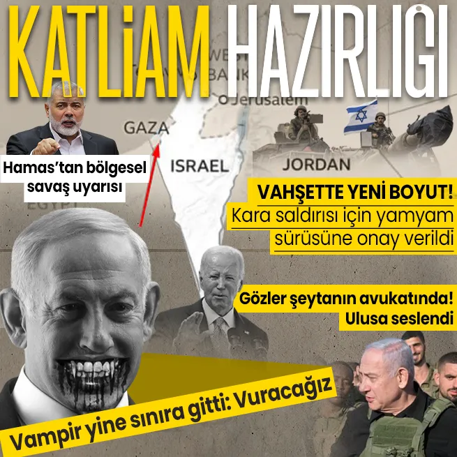 Soykırımcı İsrail hükümeti, Gazze’ye kara saldırısı için orduya onay verdi | Netanyahu sınıra gitti: Hazırız
