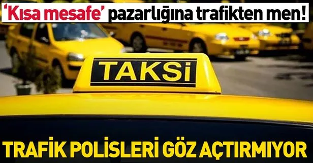Kisa Mesafe Pazarligi Yapan Taksiciye 30 Gun Men Takvim