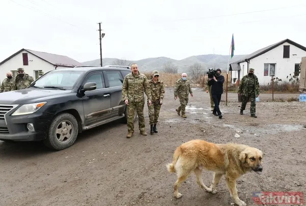 SON DAKİKA: Azerbaycan Cumhurbaşkanı İlham Aliyev işgalden kurtarılan Gubadlı'yı ziyaret etti - 41