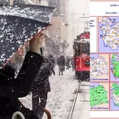 Şimşek, sağanak ve don haritada! Kar topu oynamaya hazır olun! İstanbul için tarih belli