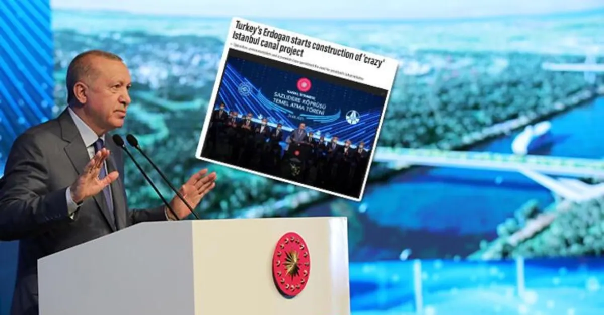 Türkiye’nin çılgın projesi Kanal İstanbul dünya basınında!