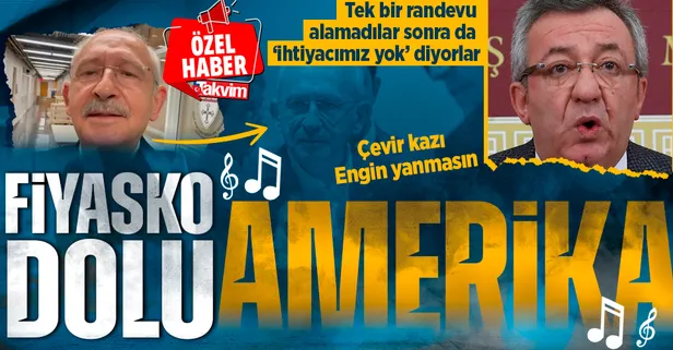 CHP'den 'ABD' fiyaskosunu perdeleme çabaları! Bitik isimlerden bile randevu alamayınca 'ihtiyacımız yok' dediler