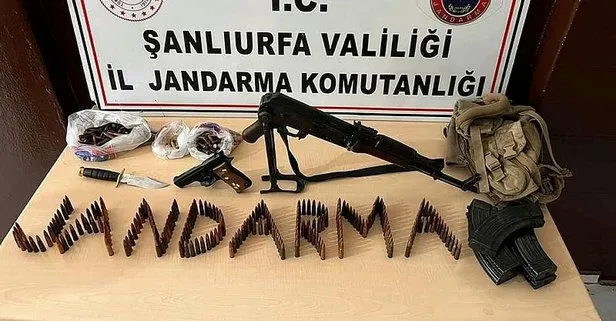 Şanlıurfa’da bir eve düzenlenen operasyonda uzun namlulu silah çıktı