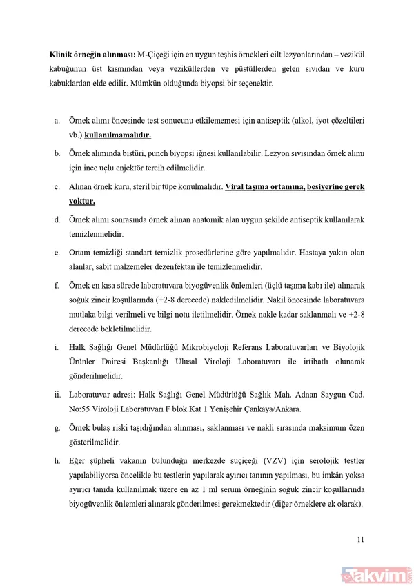 Sağlık Bakanlığı Maymun Çiçeği (MPOX) rehberi yayımladı! İşte virüsün bulaşma yolları, belirtileri ve tedavisi... - 16