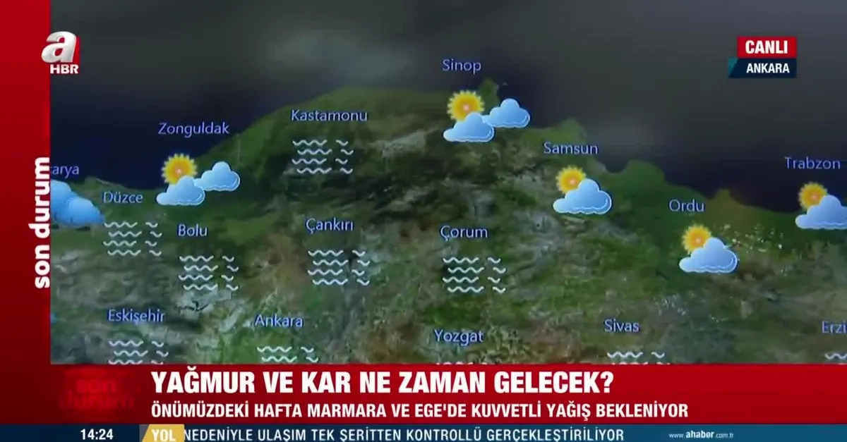 Yağmur ve kar ne zaman gelecek?