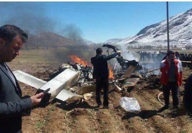 İran'da ambulans helikopter düştü: 5 kişi öldü!-1