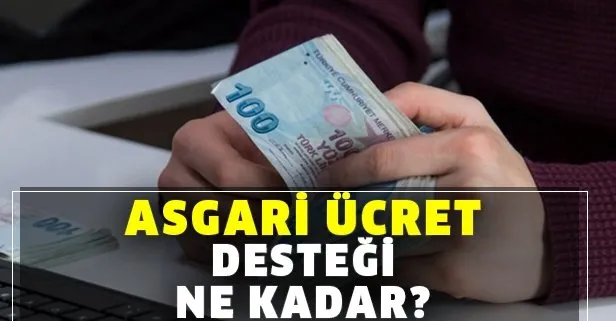 2020 asgari ücret desteği ne kadar oldu?