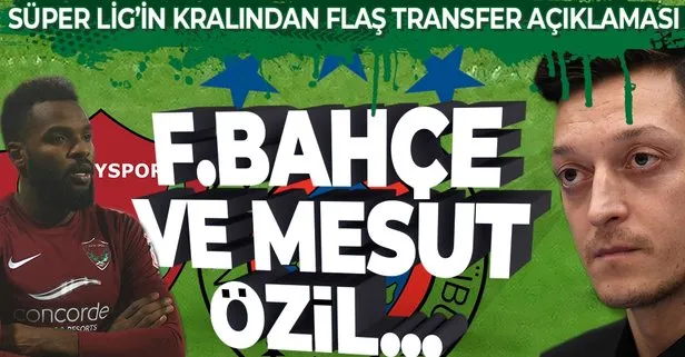 Hataysporlu Aaron Boupendza’dan transfer ve Mesut Özil açıklaması!