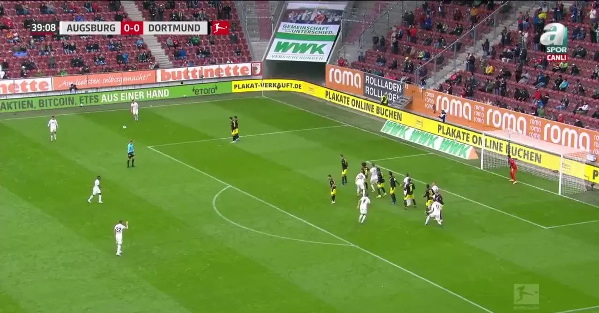 Bundesliga Augsburg 1-0 Borussia Dortmund | GOLÜ İZLE