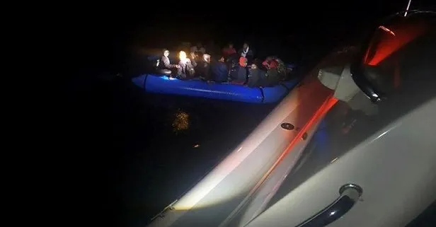 Türk kara sularına geri itilen 53 düzensiz göçmen İzmir açıklarında kurtarıldı