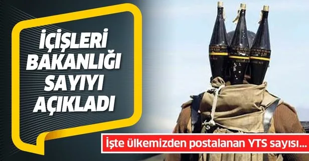 İçişleri, sınır dışı edilen YTS sayısını açıkladı