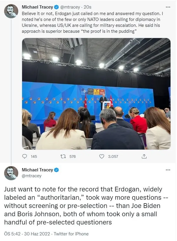 abdli-gazeteci-michael-tracey-acikladi-erdogana-istedigimizi-sorabildik-biden-ve-johnsona-sorulacak-sorular-be-1656673535629.jpg ABD'li gazeteci Michael Tracey açıkladı: Erdoğan'a istediğimizi sorabildik... "Biden ve Johnson'a sorulacak sorular belliydi"-3