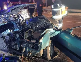 Feci kaza! Tofaş hurdaya döndü!