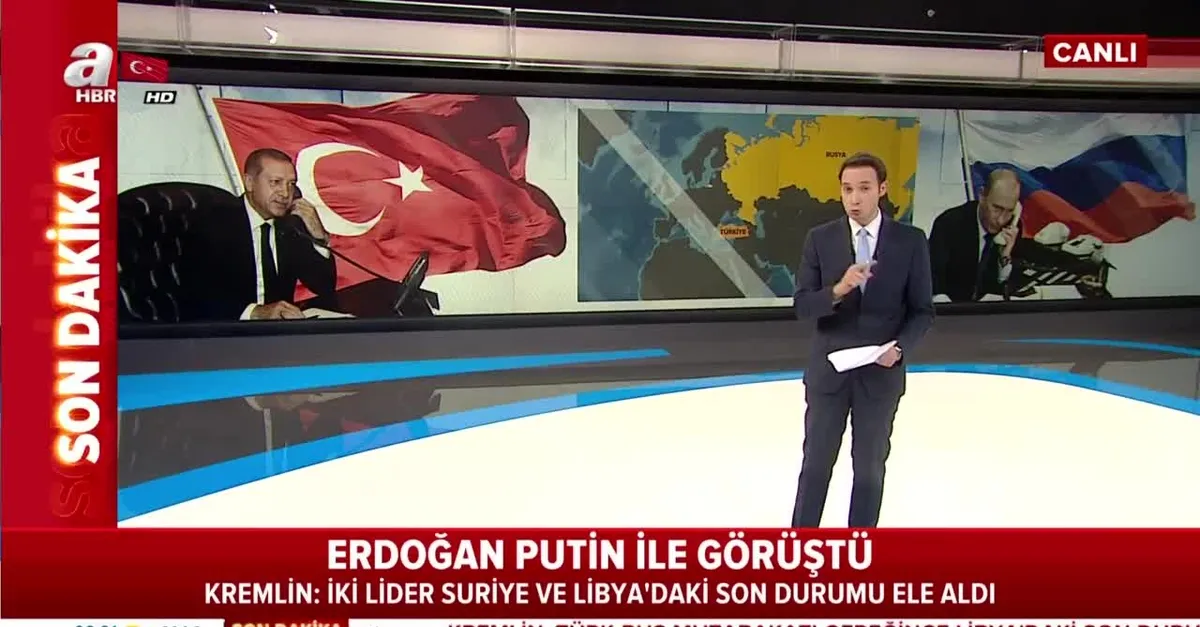 Başkan Erdoğan, Rus Devlet Başkanı Vladimir Putin ile görüştü