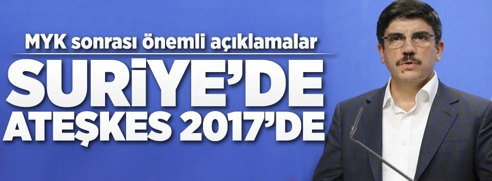 Aktay'dan MYK sonrası önemli açıklamalar