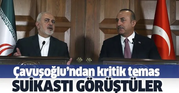 Bakan Çavuşoğlu, İran Dışişleri Bakanı Zarif ile görüştü