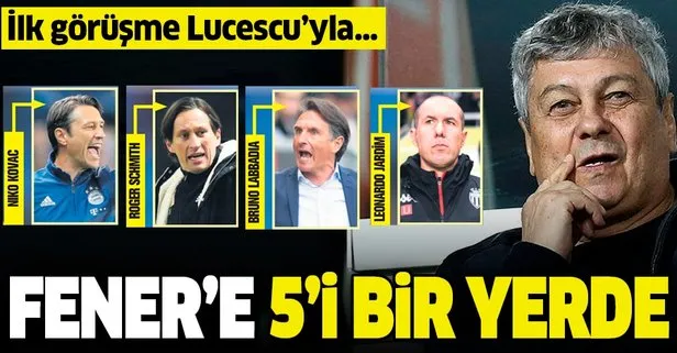 Fenerbahçe yeni teknik direktör adaylarını belirledi! İlk görüşme Lucescu’yla...