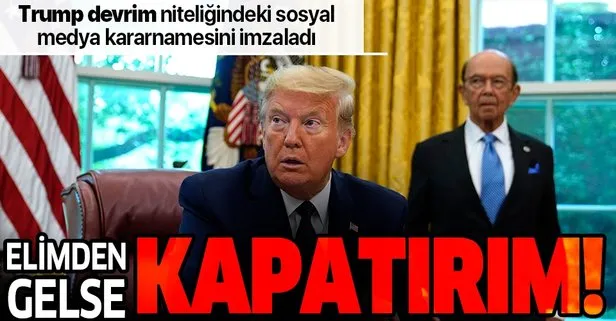 Son dakika: ABD’de sosyal medya devrimi: Trump kararnameyi imzaladı