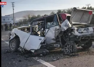 Milas’ta kaza! Tofaş kutu gibi ezildi