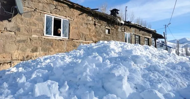 Ovacık’ta kar kalınlığı 70 santimetreyi buldu