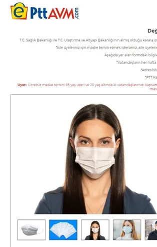 Son dakika: PTT ücretsiz maske dağıtımına başlıyor! Maske nasıl temin edilecek, başvuru nereden yapılacak?