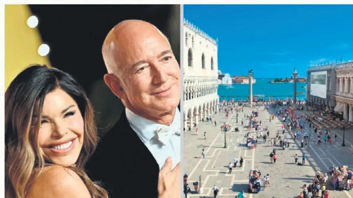 Üç gün üç gece Venedik masalı: Ünlü milyarder Jeff Bezos ve Lauren Sanchez evleniyor!