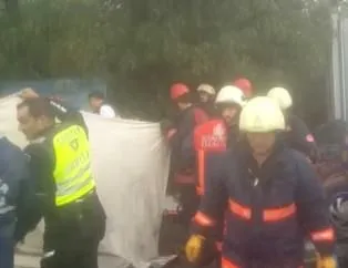 Maslak'ta feci kaza: ölü ve yaralılar var