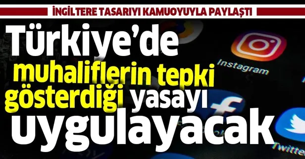 Türkiye'deki yasayı İngiltere de uygulama kararı aldı