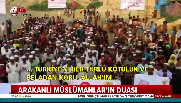 Arakanlı müslümanlardan Türkiye ve Binali Yıldırım için dua