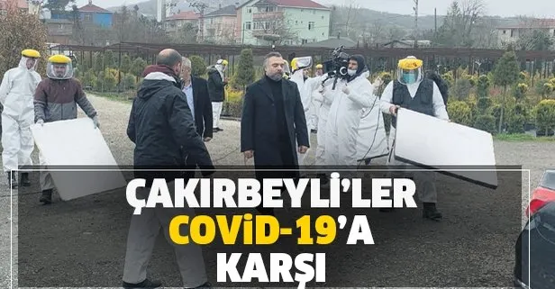 Çakırbeyli’ler covid-19’a karşı