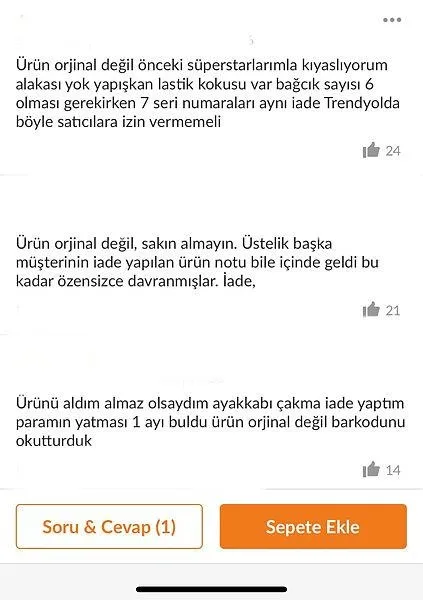 Trendyol çakma ürün kaynıyor! Kullanıcılar çileden çıktı-5