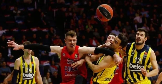 Fenerbahçe Beko Rusya'da mağlup! CSKA Moskova 88-70 Fenerbahçe Beko