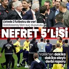 İstanbul Valiliği’nden Galatasaray - Fenerbahçe derbisindeki olaylarla ilgili flaş açıklama: Stadyum müdürüne saldıran 5 şahıs hakkında işlem başlatılmıştır