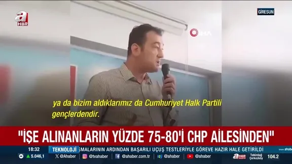 CHP’li Giresun Belediye Başkanı Fuat Köse’den itiraf: İşe alınanların yüzde 75-80 CHP ailesinden