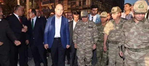 Bakan Soylu patlama bölgesinde konuştu