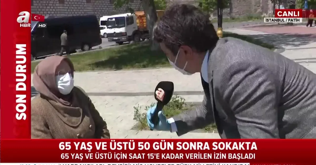 İstanbul'da 65 yaş üstü vatandaşlar haftalar sonra sokağa çıktı | Video