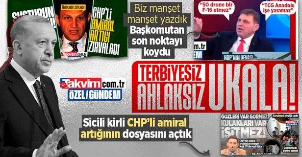 Başkomutan Erdoğan'dan Türker Ertürk'e sağlı sollu 'TCG Anadolu' kroşesi! Sicili kirli CHP'li amiral artığının dosyasını açtık