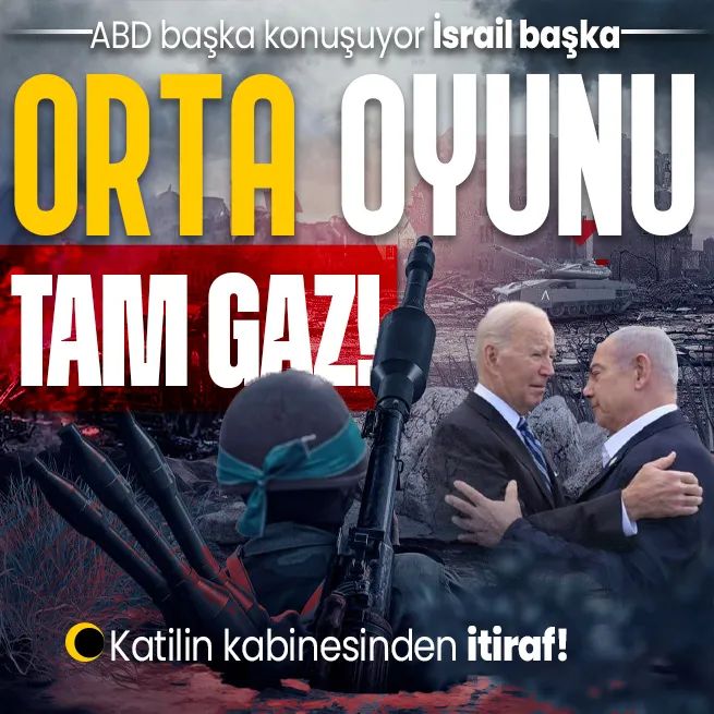 Orta oyunu tam gaz! ABD başka konuşuyor İsrail başka... Gazze için ateşkes olacak mı?