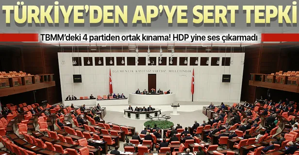 TBMM Avrupa Parlamentosu'nun kararını kınadı