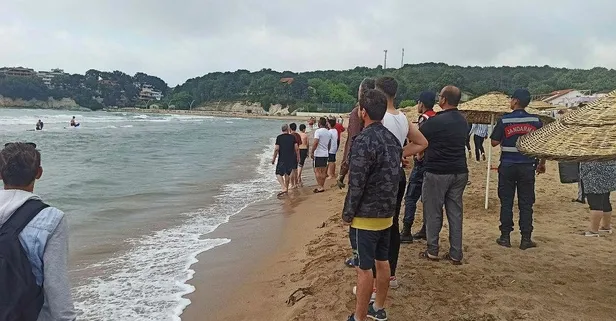 Kocaeli Kandıra'da korku dolu anlar! 7 arkadaş girdikleri denizde boğulma tehlikesi geçirdi