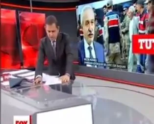 FOX TV sunucusu Fatih Portakalın Adnan Selçuk Mızraklıya ters kelepçe yalanına Jandarmadan videolu yanıt