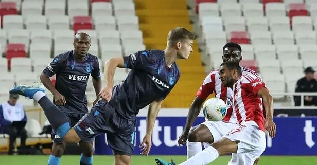 Trabzonspor Sivas’a son dakika golüyle kaybetti