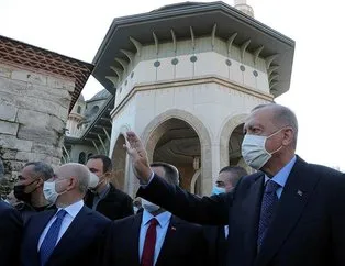 Erdoğan cuma namazını Taksim Camisi’nde kıldı