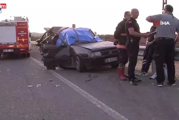 Kütahya’da iki araç çarpıştı: 1 ölü 3 yaralı