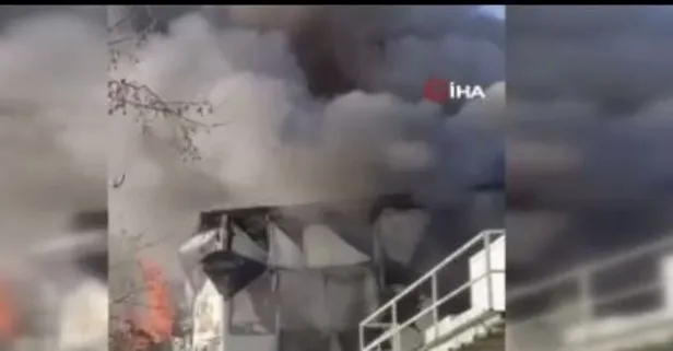 Son dakika: Ankara’da elektronik yedek parça üreten fabrikada yangın