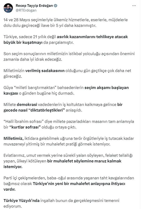 Başkan Erdoğan'dan Türkiye İhracatçılar Meclisi 30. Olağan Genel Kurulunda önemli açıklamalar: Enflasyonu tek haneye düşüreceğiz-8