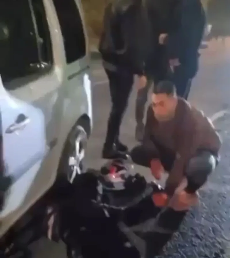 Beşiktaş'ta feci kaza! Hatalı U dönüşü yapan araç motosiklete çarptı-5