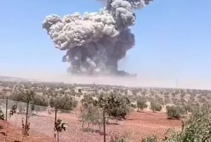 İdlib’de cephane deposu infilak etti