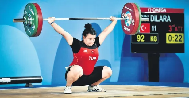 Milli halterci Dilara Narin hedefini açıkladı