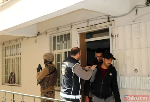 Van'da metruk binada Afganistan uyruklu 13 göçmen yakalandı - 1